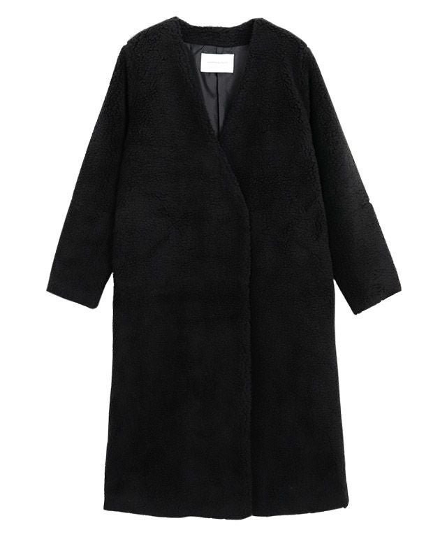 【ピエロ/Pierrot】のノーカラーボアコート インテリア・キッズ・メンズ・レディースファッション・服の通販 founy(ファウニー) https://founy.com/ ファッション Fashion レディースファッション Fashion for Women アウター Coat / Outerwear Collection コート・ロングコート・ピーコート Long Coats, Peacoats & More レディースジャケット・軽アウター Jackets おすすめ Recommended / Our Picks インナー Innerwear プチプライス・低価格 Affordable / Budget Price ボトム Bottoms, Lower Wear 今季 This Season, Current Season |ID: prp329100004973847 ipo3291000000037291732