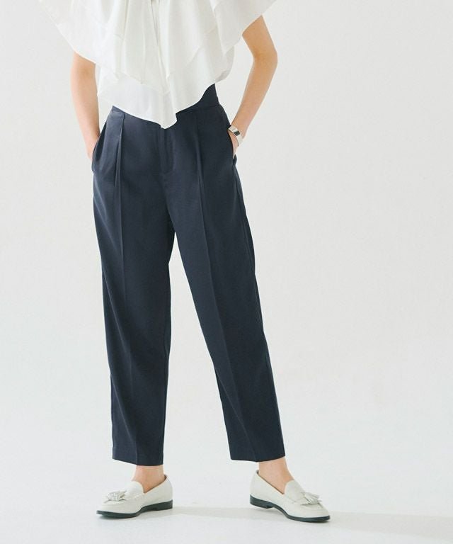 【ピエロ/Pierrot】の【アウトレットSALE!】 RASW サテンタックテーパードパンツ インテリア・キッズ・メンズ・レディースファッション・服の通販 founy(ファウニー) https://founy.com/ ファッション Fashion レディースファッション Fashion for Women パンツ Pants & Trousers アウトレット Outlet / Clearance サテン Satin, Glossy Fabric シンプル Simple, Minimal プチプライス・低価格 Affordable / Budget Price エレガント 上品 Elegant |ID: prp329100004973851 ipo3291000000037291744
