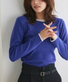 【ピエロ/Pierrot】の選べる配色リブニット 大人の最旬トレンドファッション＆コーディネート founy(ファウニー) ファッション Fashion レディースファッション Fashion for Women トップス・カットソー Cut & Sew Tops ニット Knit Tops & Sweaters おすすめ Recommended / Our Picks インナー Innerwear ハイネック High Neck, Mock Neck プチプライス・低価格 Affordable / Budget Price ベーシック Basic, Essential リブニット Rib Knit, Ribbed Knit 春 Spring 秋 Autumn thumbnail 167cm / A / ブルー×アイボリー / クルーネック / M|ID: prp329100004973864 ipo3291000000037291795
