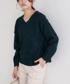 【ピエロ/Pierrot】のネックが選べるウールライクニット 167cm / ダークグリーン / Vネック / M|ID: prp329100004973868 ipo3291000000037291817