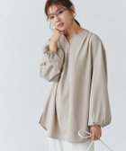 【ピエロ/Pierrot】の【A会場】ペアスキンスキッパーチュニック 大人の最旬トレンドファッション＆コーディネート founy(ファウニー) ファッション Fashion レディースファッション Fashion for Women トップス・カットソー Cut & Sew Tops 送料無料 Free Shipping デコルテ Décolleté, Neckline フレア Flare, Flared プチプライス・低価格 Affordable / Budget Price エレガント 上品 Elegant thumbnail 166cm / グレージュ / M|ID: prp329100004975665 ipo3291000000037298880