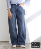 【ピエロ/Pierrot】のカーブデニム 大人の最旬トレンドファッション＆コーディネート founy(ファウニー) ファッション Fashion レディースファッション Fashion for Women パンツ Pants & Trousers デニム Denim, Jeans Material プチプライス・低価格 Affordable / Budget Price ルーズ Loose, Oversized thumbnail カーブデニム|ID: prp329100004975673 ipo3291000000037298904