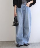 【ピエロ/Pierrot】のカーブデニム 大人の最旬トレンドファッション＆コーディネート founy(ファウニー) ファッション Fashion レディースファッション Fashion for Women パンツ Pants & Trousers デニム Denim, Jeans Material プチプライス・低価格 Affordable / Budget Price ルーズ Loose, Oversized thumbnail 163cm / サックス / M|ID: prp329100004975673 ipo3291000000037298905