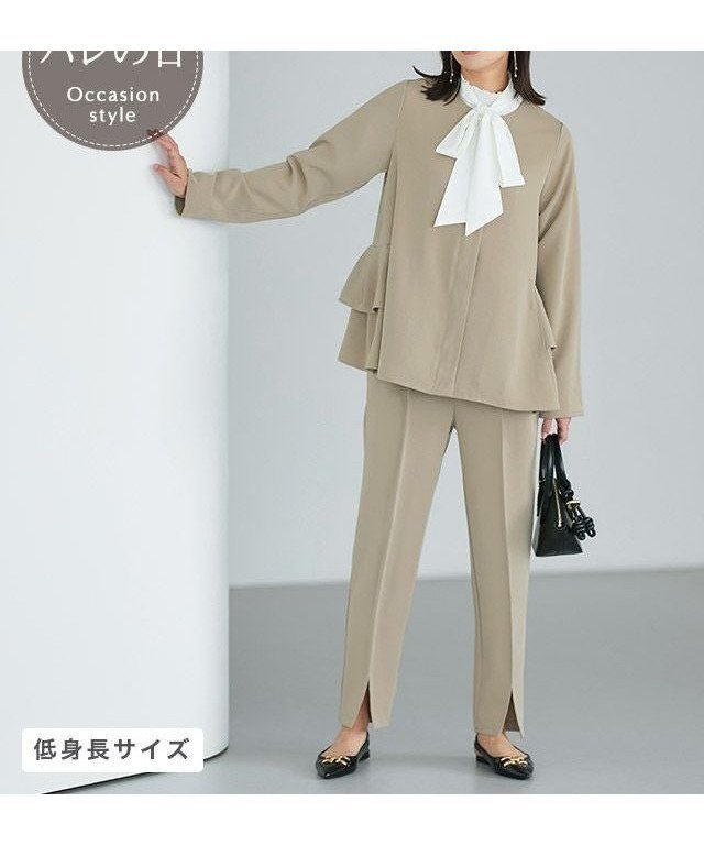 【ピエロ/Pierrot】のバックフレアブルゾンセットアップ インテリア・キッズ・メンズ・レディースファッション・服の通販 founy(ファウニー) 　ファッション　Fashion　レディースファッション　Fashion for Women　アウター　Coat / Outerwear Collection　ブルゾンジャケット・スポーティアウター　Blouson Jackets　バッグ　Bags　スーツ　Business Suits & Workwear　スーツセット・2点セット・レディーススーツ　Suit Sets / 2-Piece Suits / Office Suit Sets　インナー　Innerwear　スリット　Slit, Slit Detail　スーツ　Suit, Formalwear　プチプライス・低価格　Affordable / Budget Price　エレガント 上品　Elegant　バックフレアブルゾンセットアップ|ID: prp329100004975680 ipo3291000000037298931
