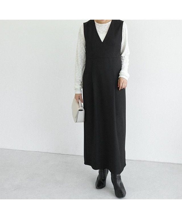 【ピエロ/Pierrot】の選べるIラインジャンパースカート インテリア・キッズ・メンズ・レディースファッション・服の通販 founy(ファウニー) 　ファッション　Fashion　レディースファッション　Fashion for Women　スカート　Skirts　インナー　Innerwear　ジャカード／ジャガード　Jacquard, Woven Pattern　ツイード　Twill, Twill Weave　プチプライス・低価格　Affordable / Budget Price　無地　Plain, Solid Color　157cm / 無地 / ブラック / M|ID: prp329100004975687 ipo3291000000037298961