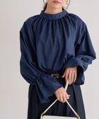 【ピエロ/Pierrot】のキャンディースリーブギャザーブラウス 大人の最旬トレンドファッション＆コーディネート founy(ファウニー) ファッション Fashion レディースファッション Fashion for Women トップス・カットソー Cut & Sew Tops シャツ・ブラウス・オフィスカジュアル Elegant Blouses & Button-Ups ギャザー Gathered, Ruffled スリーブ Sleeve, Long Sleeve / Short Sleeve フェミニン Feminine, Girly プチプライス・低価格 Affordable / Budget Price エレガント 上品 Elegant thumbnail 166cm / ネイビー / M|ID: prp329100004975700 ipo3291000000037299016