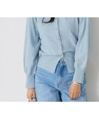 【ピエロ/Pierrot】のハートボタンニットカーディガン 166cm / 杢ブルー / M|ID: prp329100004975703 ipo3291000000037299033