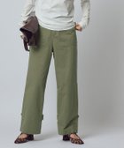 【ピエロ/Pierrot】のRASW 2wayコットンベイカーパンツ 大人の最旬トレンドファッション＆コーディネート founy(ファウニー) ファッション Fashion レディースファッション Fashion for Women パンツ Pants & Trousers ストレート Straight, Straight Cut プチプライス・低価格 Affordable / Budget Price ワーク Workwear, Utility Style thumbnail 166cm / カーキ / M|ID: prp329100004975730 ipo3291000000037299135
