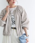 【ピエロ/Pierrot】の撥水・UVカットノーカラーギャザーブルゾン 大人の最旬トレンドファッション＆コーディネート founy(ファウニー) ファッション Fashion レディースファッション Fashion for Women アウター Coat / Outerwear Collection レディースジャケット・軽アウター Jackets ブルゾンジャケット・スポーティアウター Blouson Jackets ギャザー Gathered, Ruffled バランス Balance, Style Balance ブルゾン Blouson, Bomber Jacket プチプライス・低価格 Affordable / Budget Price thumbnail 167cm / アイスグレー / M|ID: prp329100004975732 ipo3291000000037299143