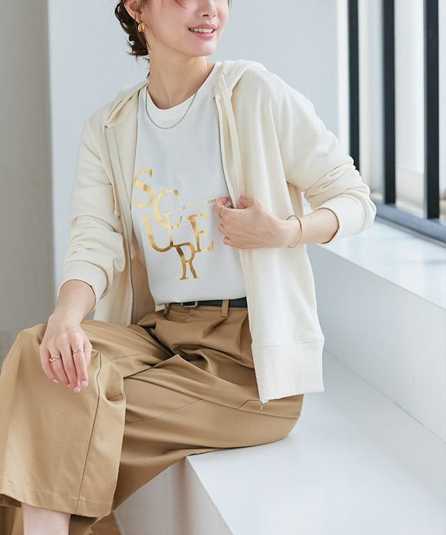 【ピエロ/Pierrot】の【UV】ライトスウェットジップパーカー インテリア・キッズ・メンズ・レディースファッション・服の通販 founy(ファウニー) 　ファッション　Fashion　レディースファッション　Fashion for Women　トップス・カットソー　Cut & Sew Tops　レディースパーカー・カジュアルフーディー　Casual Hoodies & Sweatshirts　スウェット・クルーネックトップス　Sweatshirts & Crewnecks / Relaxed Fit Sweat Tops　送料無料　Free Shipping　ジャケット　Jacket, Outerwear　パーカー　Hoodie, Parka　フィット　Fit, Slim Fit　プチプライス・低価格　Affordable / Budget Price　エレガント 上品　Elegant　定番　Standard, Basic Item　167cm / アイボリー / M|ID: prp329100004975735 ipo3291000000037299153