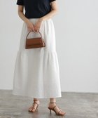 【ピエロ/Pierrot】の【A会場】ジャカードギャザーフレアスカート 大人の最旬トレンドファッション＆コーディネート founy(ファウニー) ファッション Fashion レディースファッション Fashion for Women スカート Skirts Aライン・フレアスカート A-Line & Flared Skirts 送料無料 Free Shipping ギャザー Gathered, Ruffled ジャカード／ジャガード Jacquard, Woven Pattern トレンド Trend, Trending Now バランス Balance, Style Balance フレア Flare, Flared プチプライス・低価格 Affordable / Budget Price エレガント 上品 Elegant thumbnail 166cm / オフホワイト / M|ID: prp329100004975742 ipo3291000000037299181