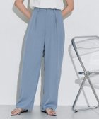 【ピエロ/Pierrot】のタックカーブパンツ 大人の最旬トレンドファッション＆コーディネート founy(ファウニー) ファッション Fashion レディースファッション Fashion for Women パンツ Pants & Trousers 送料無料 Free Shipping プチプライス・低価格 Affordable / Budget Price thumbnail 166cm / ブルー / TM|ID: prp329100004975748 ipo3291000000037299216