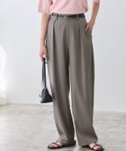 【ピエロ/Pierrot】のタックカーブパンツ 大人の最旬トレンドファッション＆コーディネート founy(ファウニー) ファッション Fashion レディースファッション Fashion for Women パンツ Pants & Trousers 送料無料 Free Shipping プチプライス・低価格 Affordable / Budget Price thumbnail 162cm / モカグレー / TM|ID: prp329100004975748 ipo3291000000037299217
