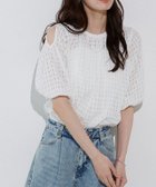 【ピエロ/Pierrot】の【B会場】シアーチェックショルダーカットブラウス 大人の最旬トレンドファッション＆コーディネート founy(ファウニー) ファッション Fashion レディースファッション Fashion for Women トップス・カットソー Cut & Sew Tops シャツ・ブラウス・オフィスカジュアル Elegant Blouses & Button-Ups カッティング Cutting Detail シアー Sheer, See-Through チェック Check, Plaid, Tartan トレンド Trend, Trending Now プチプライス・低価格 Affordable / Budget Price thumbnail シアーチェックショルダーカットブラウス|ID: prp329100004975758 ipo3291000000037299250