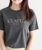 【ピエロ/Pierrot】の【接触冷感・イージーケア】選べるロゴTシャツ 大人の最旬トレンドファッション＆コーディネート founy(ファウニー) ファッション Fashion レディースファッション Fashion for Women トップス・カットソー Cut & Sew Tops シャツ・ブラウス・オフィスカジュアル Elegant Blouses & Button-Ups ロングTシャツ・Tシャツ Longline T-Shirts & Tees インナー Innerwear ジャケット Jacket, Outerwear 送料無料 Free Shipping プチプライス・低価格 Affordable / Budget Price エレガント 上品 Elegant thumbnail 163cm / A / チャコール×シルバー箔 / M|ID: prp329100004975766 ipo3291000000037299273