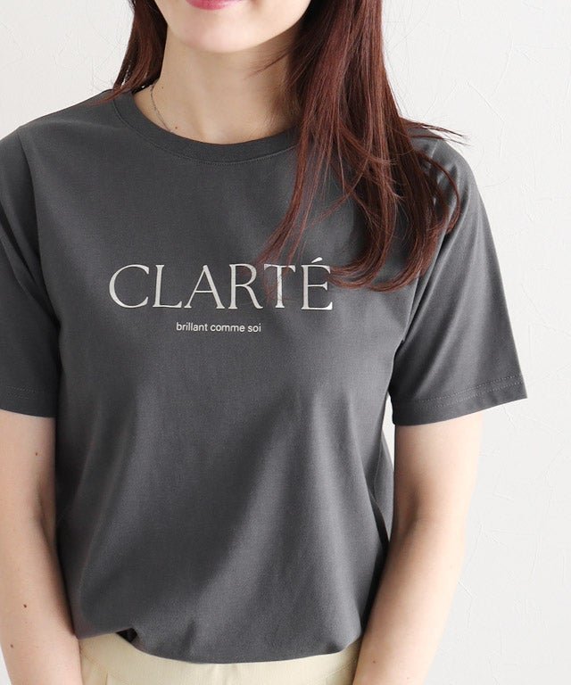 【ピエロ/Pierrot】の【接触冷感・イージーケア】選べるロゴTシャツ インテリア・キッズ・メンズ・レディースファッション・服の通販 founy(ファウニー) 　ファッション　Fashion　レディースファッション　Fashion for Women　トップス・カットソー　Cut & Sew Tops　シャツ・ブラウス・オフィスカジュアル　Elegant Blouses & Button-Ups　ロングTシャツ・Tシャツ　Longline T-Shirts & Tees　インナー　Innerwear　ジャケット　Jacket, Outerwear　送料無料　Free Shipping　プチプライス・低価格　Affordable / Budget Price　エレガント 上品　Elegant　163cm / A / チャコール×シルバー箔 / M|ID: prp329100004975766 ipo3291000000037299273