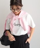 【ピエロ/Pierrot】の【接触冷感・イージーケア】選べるロゴTシャツ 大人の最旬トレンドファッション＆コーディネート founy(ファウニー) ファッション Fashion レディースファッション Fashion for Women トップス・カットソー Cut & Sew Tops シャツ・ブラウス・オフィスカジュアル Elegant Blouses & Button-Ups ロングTシャツ・Tシャツ Longline T-Shirts & Tees インナー Innerwear ジャケット Jacket, Outerwear 送料無料 Free Shipping プチプライス・低価格 Affordable / Budget Price エレガント 上品 Elegant thumbnail 150cm / B / オフホワイト×チャコール / M|ID: prp329100004975766 ipo3291000000037299279