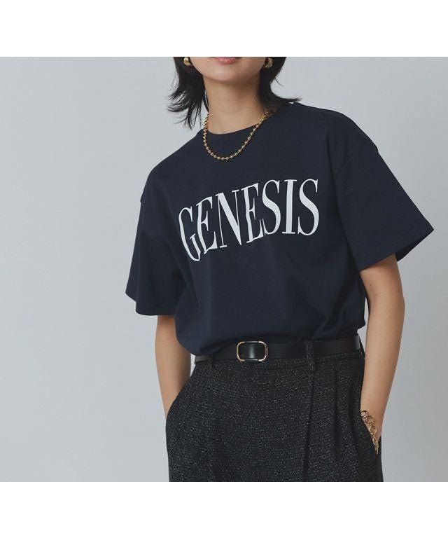 【ピエロ/Pierrot】のRASW コーマコットンロゴTシャツ インテリア・キッズ・メンズ・レディースファッション・服の通販 founy(ファウニー) 　ファッション　Fashion　レディースファッション　Fashion for Women　トップス・カットソー　Cut & Sew Tops　シャツ・ブラウス・オフィスカジュアル　Elegant Blouses & Button-Ups　ロングTシャツ・Tシャツ　Longline T-Shirts & Tees　プチプライス・低価格　Affordable / Budget Price　エレガント 上品　Elegant　166cm / ダークネイビー×オフホワイト / M|ID: prp329100004975789 ipo3291000000037299375