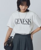 【ピエロ/Pierrot】のRASW コーマコットンロゴTシャツ 大人の最旬トレンドファッション＆コーディネート founy(ファウニー) ファッション Fashion レディースファッション Fashion for Women トップス・カットソー Cut & Sew Tops シャツ・ブラウス・オフィスカジュアル Elegant Blouses & Button-Ups ロングTシャツ・Tシャツ Longline T-Shirts & Tees プチプライス・低価格 Affordable / Budget Price エレガント 上品 Elegant thumbnail 166cm / オフホワイト×ブラック / M|ID: prp329100004975789 ipo3291000000037299377