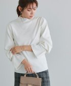 【ピエロ/Pierrot】のキャンディボリュームスリーブニット 大人の最旬トレンドファッション＆コーディネート founy(ファウニー) ファッション Fashion レディースファッション Fashion for Women トップス・カットソー Cut & Sew Tops ニット Knit Tops & Sweaters ボリューム袖・フリルスリーブブラウス Voluminous & Ruffle Sleeves / Puffy Sleeve Tops シンプル Simple, Minimal ハイネック High Neck, Mock Neck プチプライス・低価格 Affordable / Budget Price thumbnail オフホワイト|ID: prp329100004975791 ipo3291000000037299382