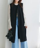 【ピエロ/Pierrot】の2wayジレジャンパースカート 大人の最旬トレンドファッション＆コーディネート founy(ファウニー) ファッション Fashion レディースファッション Fashion for Women アウター Coat / Outerwear Collection シンプル Simple, Minimal フォルム Silhouette, Form プチプライス・低価格 Affordable / Budget Price ミドル Middle Length, Mid Height エレガント 上品 Elegant thumbnail 166cm / ブラック / M|ID: prp329100004975803 ipo3291000000037299425
