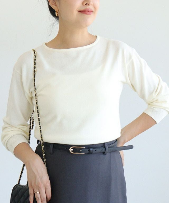 【ピエロ/Pierrot】の洗えるふんわりカシミヤタッチニット インテリア・キッズ・メンズ・レディースファッション・服の通販 founy(ファウニー) 　ファッション　Fashion　レディースファッション　Fashion for Women　トップス・カットソー　Cut & Sew Tops　ニット　Knit Tops & Sweaters　インナー　Innerwear　シンプル　Simple, Minimal　プチプライス・低価格　Affordable / Budget Price　ベーシック　Basic, Essential　エレガント 上品　Elegant　洗える　Machine Washable　157cm / アイボリー / ボートネック / M|ID: prp329100004975805 ipo3291000000037299436