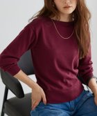 【ピエロ/Pierrot】の洗えるふんわりカシミヤタッチニット 大人の最旬トレンドファッション＆コーディネート founy(ファウニー) ファッション Fashion レディースファッション Fashion for Women トップス・カットソー Cut & Sew Tops ニット Knit Tops & Sweaters インナー Innerwear シンプル Simple, Minimal プチプライス・低価格 Affordable / Budget Price ベーシック Basic, Essential エレガント 上品 Elegant 洗える Machine Washable thumbnail 166cm / バーガンディ / ボートネック / M|ID: prp329100004975805 ipo3291000000037299438