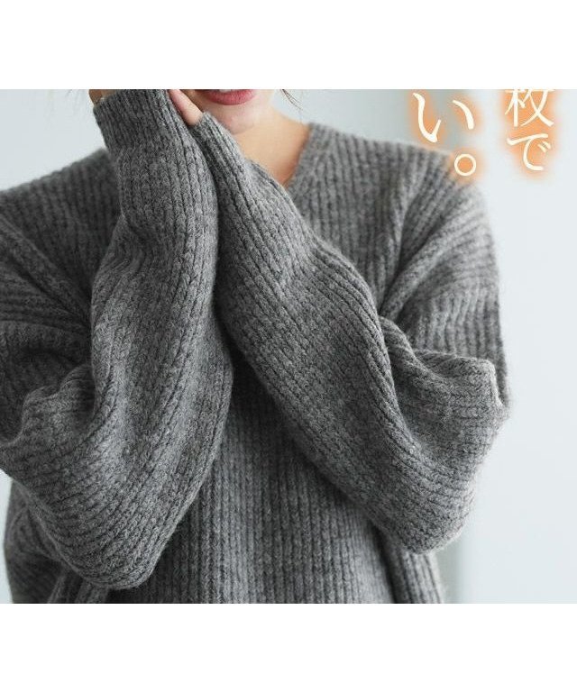 【ピエロ/Pierrot】のコクーンシルエットニット インテリア・キッズ・メンズ・レディースファッション・服の通販 founy(ファウニー) 　ファッション　Fashion　レディースファッション　Fashion for Women　トップス・カットソー　Cut & Sew Tops　ニット　Knit Tops & Sweaters　デコルテ　Décolleté, Neckline　プチプライス・低価格　Affordable / Budget Price　ボトム　Bottoms, Lower Wear　コクーンシルエットニット|ID: prp329100004975823 ipo3291000000037299503