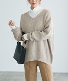 【ピエロ/Pierrot】のコクーンシルエットニット 大人の最旬トレンドファッション＆コーディネート founy(ファウニー) ファッション Fashion レディースファッション Fashion for Women トップス・カットソー Cut & Sew Tops ニット Knit Tops & Sweaters デコルテ Décolleté, Neckline プチプライス・低価格 Affordable / Budget Price ボトム Bottoms, Lower Wear thumbnail 167cm / 杢ベージュ / M|ID: prp329100004975823 ipo3291000000037299504