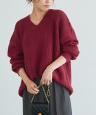 【ピエロ/Pierrot】のコクーンシルエットニット 大人の最旬トレンドファッション＆コーディネート founy(ファウニー) ファッション Fashion レディースファッション Fashion for Women トップス・カットソー Cut & Sew Tops ニット Knit Tops & Sweaters デコルテ Décolleté, Neckline プチプライス・低価格 Affordable / Budget Price ボトム Bottoms, Lower Wear thumbnail 167cm / レッド / M|ID: prp329100004975823 ipo3291000000037299506
