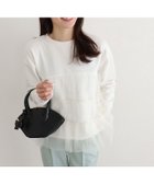【ピエロ/Pierrot】のチュールティアードスウェット 大人の最旬トレンドファッション＆コーディネート founy(ファウニー) ファッション Fashion レディースファッション Fashion for Women トップス・カットソー Cut & Sew Tops レディースパーカー・カジュアルフーディー Casual Hoodies & Sweatshirts スウェット・クルーネックトップス Sweatshirts & Crewnecks / Relaxed Fit Sweat Tops スウェット / スエット Sweatshirt, Sweatwear チュール Tulip, Tulip Motif ドッキング Docking, Mixed Material プチプライス・低価格 Affordable / Budget Price thumbnail 163cm / オフホワイト / M|ID: prp329100004975827 ipo3291000000037299521