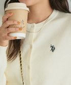 【ピエロ/Pierrot】の【U.S.POLO ASSN.】ニットカーディガン 大人の最旬トレンドファッション＆コーディネート founy(ファウニー) ファッション Fashion レディースファッション Fashion for Women トップス・カットソー Cut & Sew Tops ニット Knit Tops & Sweaters カーディガン・羽織り Layered Style Cardigans カーディガン Cardigan, Knitwear シンプル Simple, Minimal プチプライス・低価格 Affordable / Budget Price ワンポイント One Point, Statement Accent thumbnail 166cm / オフホワイト×ネイビー / M|ID: prp329100004975836 ipo3291000000037299549