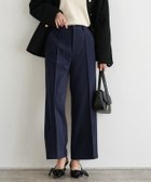 【ピエロ/Pierrot】のカット起毛ピンタックワイドパンツ 大人の最旬トレンドファッション＆コーディネート founy(ファウニー) ファッション Fashion レディースファッション Fashion for Women パンツ Pants & Trousers カットソー Cut and Sewn Top プチプライス・低価格 Affordable / Budget Price thumbnail 167cm / ダークネイビー / M|ID: prp329100004975838 ipo3291000000037299557