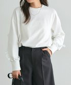 【ピエロ/Pierrot】のライトスウェットフリルデザインプルオーバー 大人の最旬トレンドファッション＆コーディネート founy(ファウニー) ファッション Fashion レディースファッション Fashion for Women トップス・カットソー Cut & Sew Tops レディースパーカー・カジュアルフーディー Casual Hoodies & Sweatshirts カジュアルプルオーバー・ニットトップス Pullovers & Knit Tops / Casual Pullovers スウェット・クルーネックトップス Sweatshirts & Crewnecks / Relaxed Fit Sweat Tops フリル Frill, Ruffle プチプライス・低価格 Affordable / Budget Price thumbnail 166cm / オフホワイト / M|ID: prp329100004975842 ipo3291000000037299581