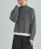 【ピエロ/Pierrot】のネックが選べるクロップドニット 大人の最旬トレンドファッション＆コーディネート founy(ファウニー) ファッション Fashion レディースファッション Fashion for Women トップス・カットソー Cut & Sew Tops ニット Knit Tops & Sweaters インナー Innerwear クロップド Cropped, Short Length トレンド Trend, Trending Now ハイネック High Neck, Mock Neck プチプライス・低価格 Affordable / Budget Price ボトム Bottoms, Lower Wear thumbnail 166cm / 杢チャコール / ハイネック / M|ID: prp329100004975848 ipo3291000000037299603