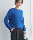 【ピエロ/Pierrot】のネックが選べるクロップドニット 大人の最旬トレンドファッション＆コーディネート founy(ファウニー) ファッション Fashion レディースファッション Fashion for Women トップス・カットソー Cut & Sew Tops ニット Knit Tops & Sweaters インナー Innerwear クロップド Cropped, Short Length トレンド Trend, Trending Now ハイネック High Neck, Mock Neck プチプライス・低価格 Affordable / Budget Price ボトム Bottoms, Lower Wear thumbnail 167cm / ブルー / クルーネック / M|ID: prp329100004975848 ipo3291000000037299606