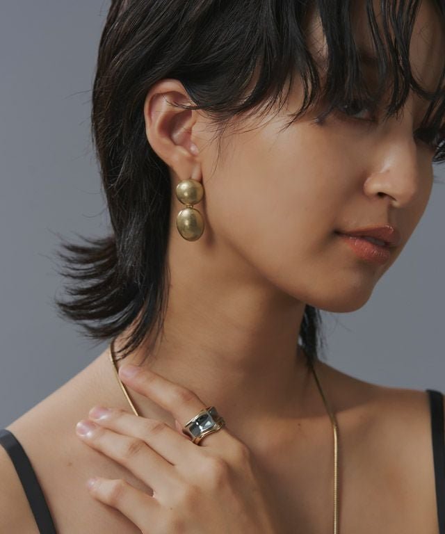 【ピエロ/Pierrot】のRASW カボションキャストピアス[Pierrot] インテリア・キッズ・メンズ・レディースファッション・服の通販 founy(ファウニー) 　ファッション　Fashion　レディースファッション　Fashion for Women　アクセサリー　Fashion Accessories　イラスト　Illustration　コーティング　Coating, Coated Finish　シルバー　Silver, Metallic Silver　シンプル　Simple, Minimal　プチプライス・低価格　Affordable / Budget Price　ゴールド / F|ID: prp329100004975854 ipo3291000000037299624