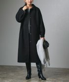 【ピエロ/Pierrot】の2wayステンカラーロングコート 大人の最旬トレンドファッション＆コーディネート founy(ファウニー) ファッション Fashion レディースファッション Fashion for Women アウター Coat / Outerwear Collection コート・ロングコート・ピーコート Long Coats, Peacoats & More レディースジャケット・軽アウター Jackets スタンド Stand Collar, Upright Stand トレンド Trend, Trending Now プチプライス・低価格 Affordable / Budget Price メルトン Melton, Heavy Wool ロング Long, Long-Length エレガント 上品 Elegant thumbnail 166cm / ブラック / M|ID: prp329100004975872 ipo3291000000037299680