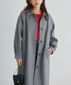 【ピエロ/Pierrot】の2wayステンカラーロングコート 大人の最旬トレンドファッション＆コーディネート founy(ファウニー) ファッション Fashion レディースファッション Fashion for Women アウター Coat / Outerwear Collection コート・ロングコート・ピーコート Long Coats, Peacoats & More レディースジャケット・軽アウター Jackets スタンド Stand Collar, Upright Stand トレンド Trend, Trending Now プチプライス・低価格 Affordable / Budget Price メルトン Melton, Heavy Wool ロング Long, Long-Length エレガント 上品 Elegant thumbnail 166cm / 杢グレー / M|ID: prp329100004975872 ipo3291000000037299681