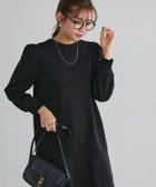 【ピエロ/Pierrot】のペアスキンベロアショートワンピース 大人の最旬トレンドファッション＆コーディネート founy(ファウニー) ファッション Fashion レディースファッション Fashion for Women ワンピース Dresses ジョーゼット Georgette, Semi-Sheer Fabric スリーブ Sleeve, Long Sleeve / Short Sleeve フェミニン Feminine, Girly フリル Frill, Ruffle プチプライス・低価格 Affordable / Budget Price ベロア Velour, Soft Velvet エレガント 上品 Elegant thumbnail 166cm / ブラック / M|ID: prp329100004975886 ipo3291000000037299726