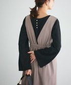 【ピエロ/Pierrot】の裏微起毛2wayベルスリーブブラウス 大人の最旬トレンドファッション＆コーディネート founy(ファウニー) ファッション Fashion レディースファッション Fashion for Women トップス・カットソー Cut & Sew Tops シャツ・ブラウス・オフィスカジュアル Elegant Blouses & Button-Ups スリーブ Sleeve, Long Sleeve / Short Sleeve パール Pearl, Pearl Accent プチプライス・低価格 Affordable / Budget Price エレガント 上品 Elegant thumbnail 167cm / ブラック / M|ID: prp329100004975893 ipo3291000000037299752