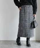 【ピエロ/Pierrot】の【アウトレットSALE!】ツイードロングスカート 大人の最旬トレンドファッション＆コーディネート founy(ファウニー) ファッション Fashion レディースファッション Fashion for Women スカート Skirts ロングスカート Long Skirts / Maxi & Midi Skirts アウトレット Outlet / Clearance シンプル Simple, Minimal スリット Slit, Slit Detail ツイード Twill, Twill Weave プチプライス・低価格 Affordable / Budget Price ポケット Pocket, Pocket Detail ロング Long, Long-Length ワンポイント One Point, Statement Accent エレガント 上品 Elegant thumbnail 167cm / チャコール / M|ID: prp329100004975913 ipo3291000000037299825