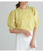 【ピエロ/Pierrot】の【アウトレットSALE!】ウォッシャブル袖ボリュームニット 大人の最旬トレンドファッション＆コーディネート founy(ファウニー) ファッション Fashion レディースファッション Fashion for Women トップス・カットソー Cut & Sew Tops ニット Knit Tops & Sweaters アウトレット Outlet / Clearance ウォッシャブル Machine Washable シンプル Simple, Minimal スリット Slit, Slit Detail スリーブ Sleeve, Long Sleeve / Short Sleeve トレンド Trend, Trending Now プチプライス・低価格 Affordable / Budget Price ボトム Bottoms, Lower Wear 今季 This Season, Current Season 夏 Summer 春 Spring thumbnail 167cm / ライトイエロー / M|ID: prp329100004975916 ipo3291000000037299837