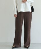 【ピエロ/Pierrot】の【A会場】ジャカードプリーツワイドパンツ 大人の最旬トレンドファッション＆コーディネート founy(ファウニー) ファッション Fashion レディースファッション Fashion for Women パンツ Pants & Trousers 送料無料 Free Shipping シンプル Simple, Minimal ジャカード／ジャガード Jacquard, Woven Pattern プチプライス・低価格 Affordable / Budget Price プリーツ Pleats, Pleated ワイド Wide, Wide Fit 夏 Summer 定番 Standard, Basic Item thumbnail 163cm / ブラウン / M|ID: prp329100004975919 ipo3291000000037299849