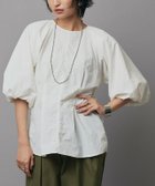 【ピエロ/Pierrot】のRASW バルーンスリーブブラウス 大人の最旬トレンドファッション＆コーディネート founy(ファウニー) ファッション Fashion レディースファッション Fashion for Women トップス・カットソー Cut & Sew Tops シャツ・ブラウス・オフィスカジュアル Elegant Blouses & Button-Ups シェイプ Shape, Slim Fit バルーン Balloon, Balloon Silhouette フェミニン Feminine, Girly プチプライス・低価格 Affordable / Budget Price thumbnail オフホワイト|ID: prp329100004975930 ipo3291000000037299891