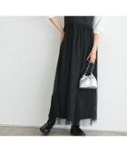【ピエロ/Pierrot】のバルーンニットセットチュールキャミワンピース 大人の最旬トレンドファッション＆コーディネート founy(ファウニー) ファッション Fashion レディースファッション Fashion for Women ワンピース Dresses キャミソールワンピース Camisole Dresses インナー Innerwear シャーリング Shirring, Ruched シンプル Simple, Minimal チュール Tulip, Tulip Motif ティアードスカート Tiered Skirt, Flounced Skirt トレンド Trend, Trending Now プチプライス・低価格 Affordable / Budget Price thumbnail オフホワイト×ブラック|ID: prp329100004975947 ipo3291000000037299950