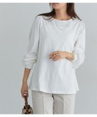 【ピエロ/Pierrot】のパフフレアコットンロングスリーブTシャツ 大人の最旬トレンドファッション＆コーディネート founy(ファウニー) ファッション Fashion レディースファッション Fashion for Women トップス・カットソー Cut & Sew Tops シャツ・ブラウス・オフィスカジュアル Elegant Blouses & Button-Ups ロングTシャツ・Tシャツ Longline T-Shirts & Tees シンプル Simple, Minimal バランス Balance, Style Balance フェミニン Feminine, Girly フレア Flare, Flared プチプライス・低価格 Affordable / Budget Price 吸水 Absorbent, Quick-Dry thumbnail パフフレアコットンロングスリーブTシャツ|ID: prp329100004975950 ipo3291000000037299962