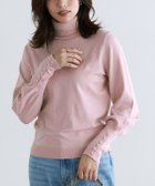 【ピエロ/Pierrot】のネックが選べるクルミボタンボリューム袖ニット 大人の最旬トレンドファッション＆コーディネート founy(ファウニー) ファッション Fashion レディースファッション Fashion for Women トップス・カットソー Cut & Sew Tops ニット Knit Tops & Sweaters インナー Innerwear シンプル Simple, Minimal ジャケット Jacket, Outerwear プチプライス・低価格 Affordable / Budget Price thumbnail 167cm / ライトピンク / タートルネック / M|ID: prp329100004975955 ipo3291000000037299985