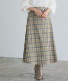 【ピエロ/Pierrot】の選べるチェック柄フレアスカート 大人の最旬トレンドファッション＆コーディネート founy(ファウニー) ファッション Fashion レディースファッション Fashion for Women スカート Skirts Aライン・フレアスカート A-Line & Flared Skirts おすすめ Recommended / Our Picks クラシカル Classical, Vintage-Inspired チェック Check, Plaid, Tartan フレア Flare, Flared プチプライス・低価格 Affordable / Budget Price thumbnail 167cm / ベージュ×グレー / M|ID: prp329100004975970 ipo3291000000037300065