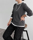 【ピエロ/Pierrot】の選べる袖シンプルTシャツ 大人の最旬トレンドファッション＆コーディネート founy(ファウニー) ファッション Fashion レディースファッション Fashion for Women トップス・カットソー Cut & Sew Tops シャツ・ブラウス・オフィスカジュアル Elegant Blouses & Button-Ups ロングTシャツ・Tシャツ Longline T-Shirts & Tees 送料無料 Free Shipping コンパクト Compact, Small Size シンプル Simple, Minimal プチプライス・低価格 Affordable / Budget Price 長袖 Long Sleeve, Full Sleeve thumbnail 150cm / チャコール / 長袖 / M|ID: prp329100004975972 ipo3291000000037300074